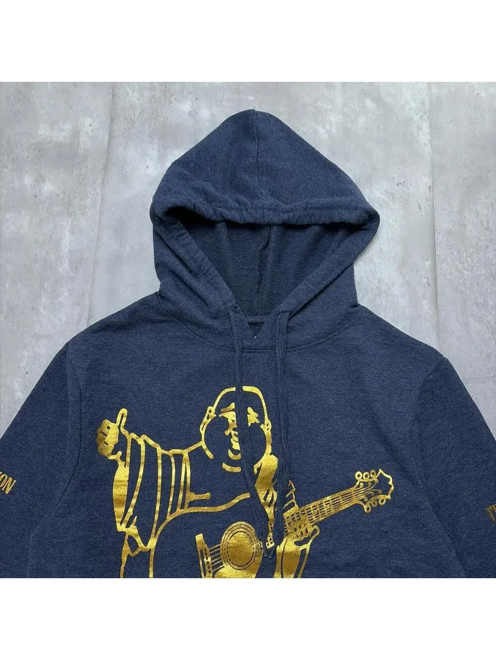 Y2K Navy True Religion Buddha Grunge Skater Hoodie